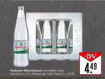 Marktkauf Rosbacher mineralwasser Angebot