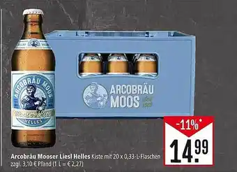 Marktkauf Arcobräu mooser liesl helles Angebot