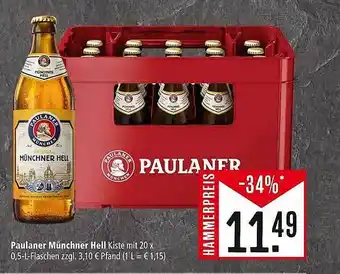 Marktkauf Paulaner münchner hell Angebot