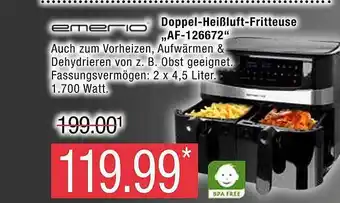 Marktkauf Emeno doppel-heißluft-fritteuse „af-126672“ Angebot