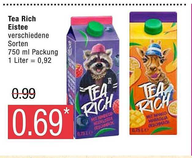 Tea rich eistee Angebot bei Marktkauf