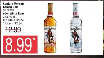 Marktkauf Captain morgan spiced gold oder white rum Angebot