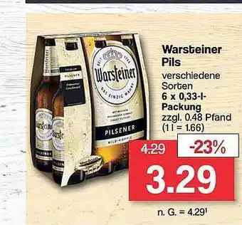 Famila Nord West Warsteiner pils Angebot