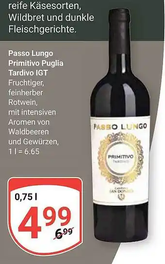 Globus Passo lungo primitivo puglia tardivo igt Angebot