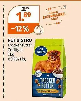 Müller Pet bistro trockenfutter geflügel Angebot