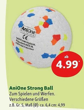 Fressnapf Anione strong ball Angebot