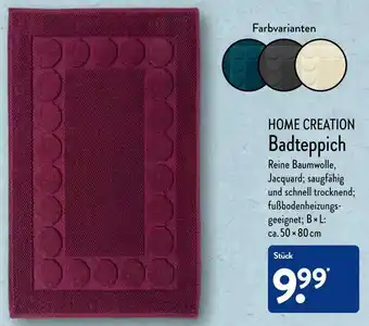 Aldi Nord Home Creation Badteppich Angebot