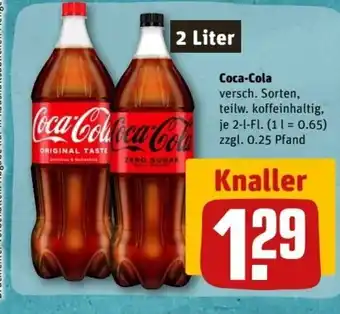 REWE Center Coca Cola 2L Angebot