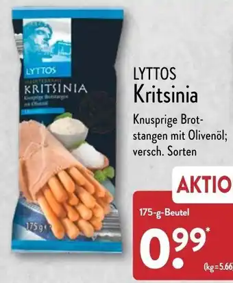 Aldi Nord Lyttos Kritsinia 175 g Beutel Angebot