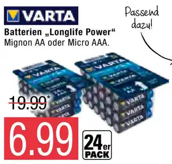 Marktkauf Varta Batterien ,,Longlife Power" Angebot