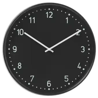 IKEA Bondis wanduhr niederspannung/schwarz Angebot