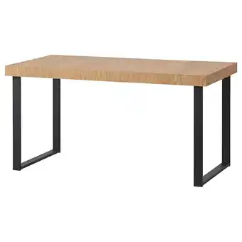 IKEA Tarsele ausziehtisch eichenfurnier/schwarz Angebot