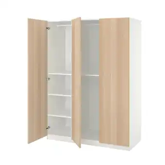 IKEA Pax / forsand schrankkombination weiß/eicheneff wlas 150x60x201 cm Angebot