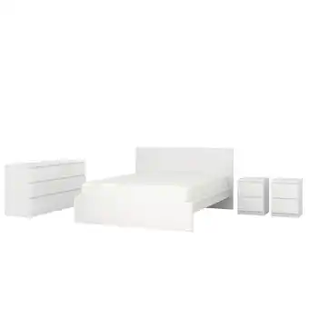 IKEA Malm schlafzimmermöbel 4er-set weiß Angebot