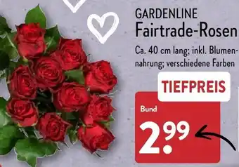 Aldi Nord Gardenline Fairtrade Rosen Angebot