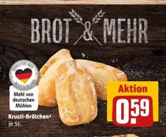 REWE Center Krusti-Brotchen Angebot