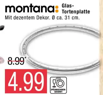 Marktkauf Montana Glas Tortenplatte Angebot