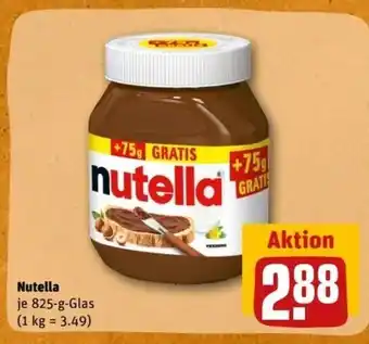 REWE Center Nutella 825 g Angebot