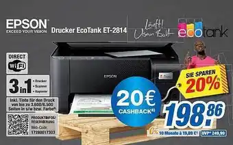 Expert Bening Epson drucker ecotank et-2814 Angebot