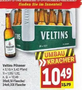 Marktkauf Veltins pilsener Angebot