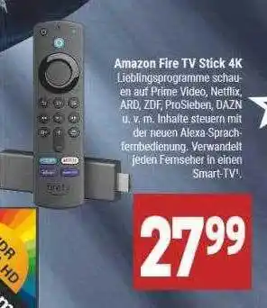 Marktkauf Amazon fire tv stick 4k Angebot