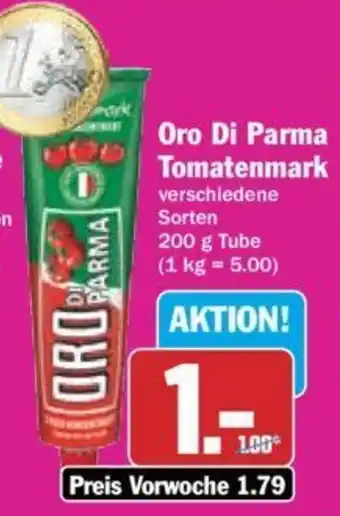 Hit Oro Di Parma Tomatenmark 200 g Tube Angebot