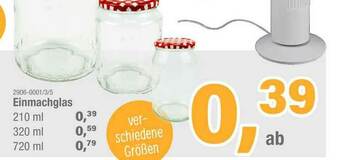 Schleudermaxx Einmachglas Angebot