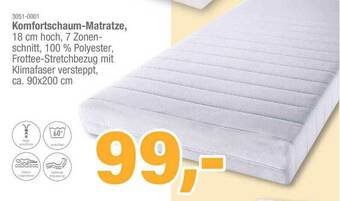 Schleudermaxx Komfortschaum-matratze Angebot