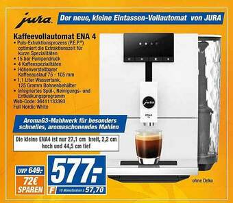 Expert Technomarkt Jura Kaffeevollautomat Ena 4 Angebot