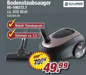 Poco Sauber bodenstaubsauger ve-108273.7 Angebot