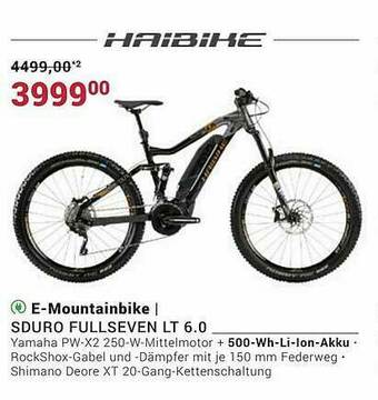 Fahrrad XXL Haibike E-mountainbike Sduro Fullseven Lt 6.0 Angebot