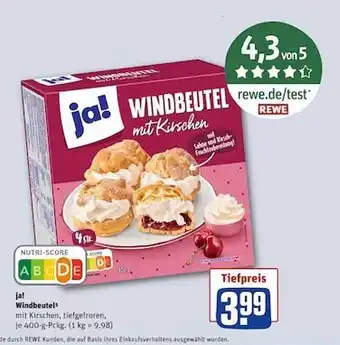 REWE Ja! windbeutel Angebot