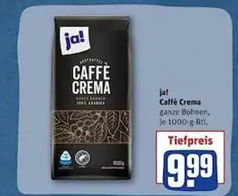 REWE Ja! caffè crema Angebot