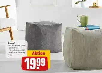 REWE Sitzpouf Angebot