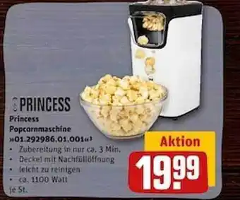 REWE Princess popcornmaschine Angebot