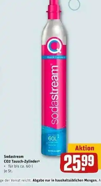 REWE Sodastream co2 tausch-zylinder Angebot