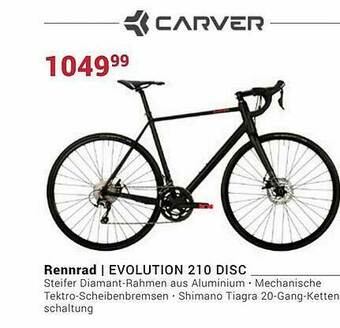 Fahrrad XXL Carver Rennrad Evolution 210 Disc Angebot