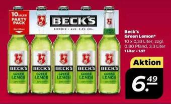 NETTO Beck's Green Lemon Angebot