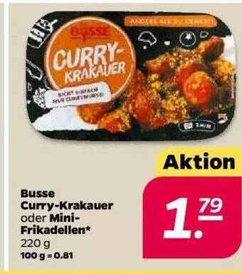 NETTO Busse Curry-krakauer Oder Mini- Frikadellen Angebot