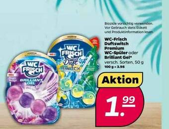 NETTO Wc-frisch Duftswitch Premium Wc-spüler Oder Brilliant Gel Angebot