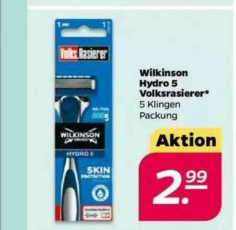 NETTO Wilkinson Hydro 5 Volksrasierer Angebot