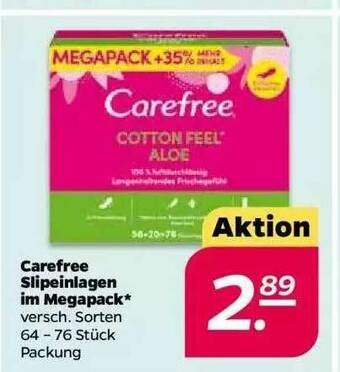 NETTO Carefree Slipeinlagen Im Megapack Angebot