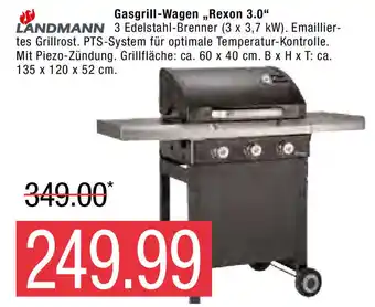 Marktkauf Landmann Gasgrill ,,Rexon 3.0" Angebot