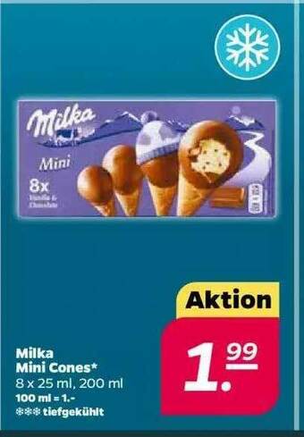 NETTO Milka Mini Cones Angebot