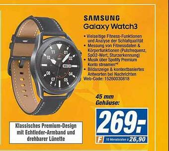 expert Octomedia Samsung Galaxy Watch3 Angebot