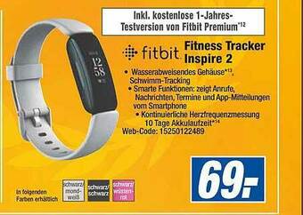 expert Octomedia Fitbit Fitness Tracker Inspire 2 Angebot