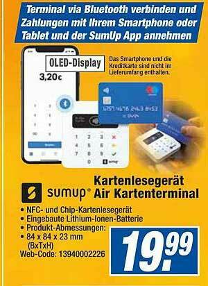 Expert Technomarkt Sumup Kartenlesegerät Air Kartenterminal Angebot