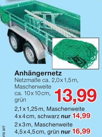 Jawoll Anhängernetz Angebot