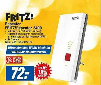 HEM Expert Fritz! Repeater Fritz!repeater 2400 Angebot