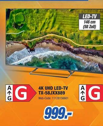 HEM Expert Panasonic 4k Uhd Led-tv Tx-58jxx889 Angebot